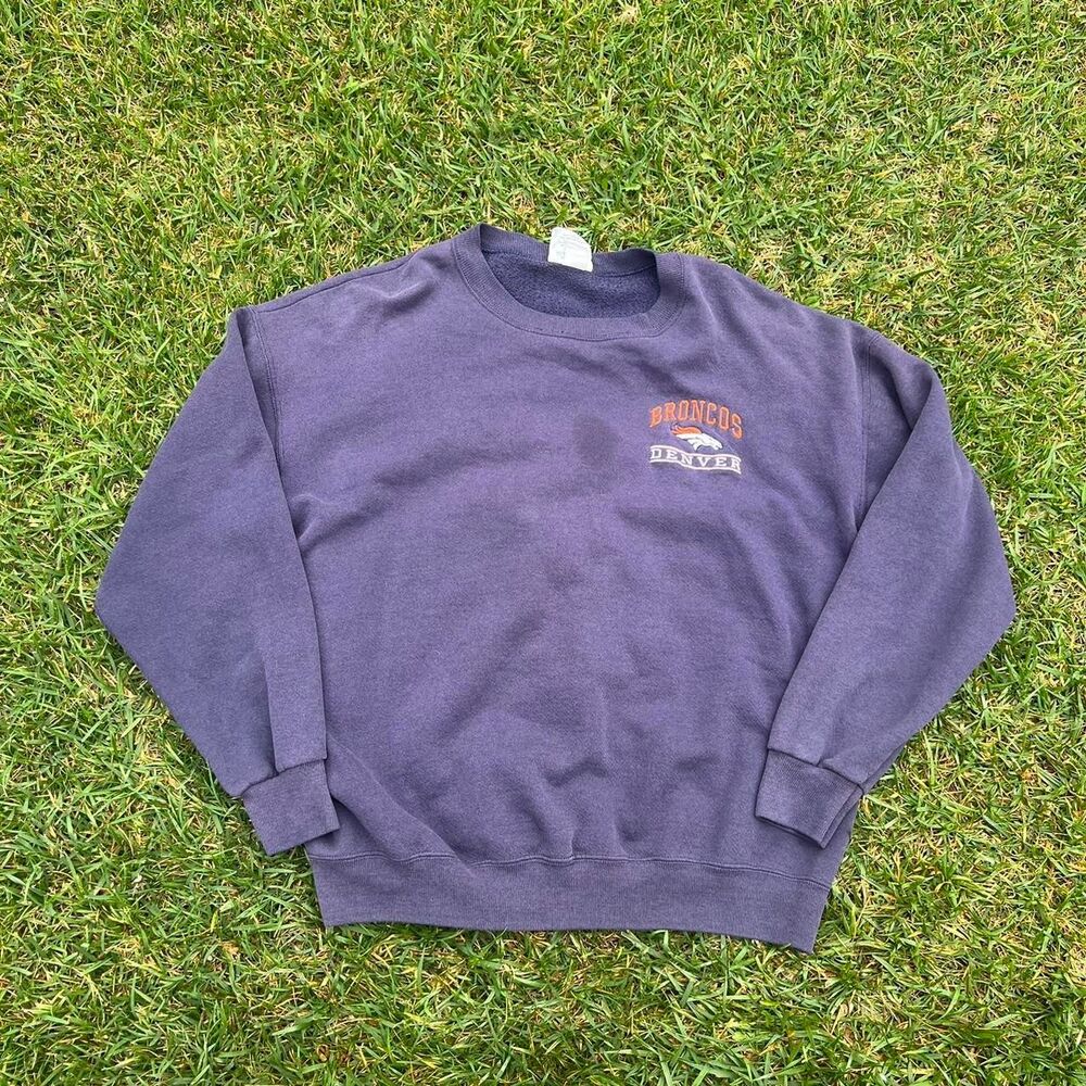 1990s Lee Sport y2k Denver broncos sweater crewneck xl